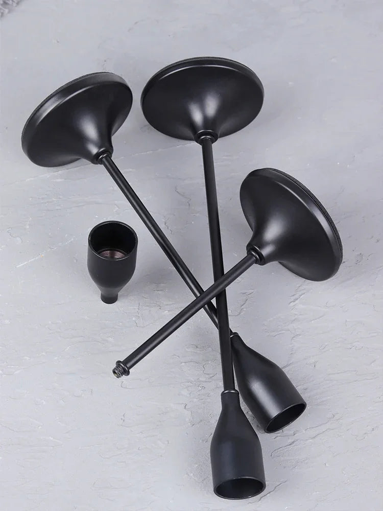 European Style Metal Candlestick Set of 3 Exquisite Durable Candle Holders for Home Decor