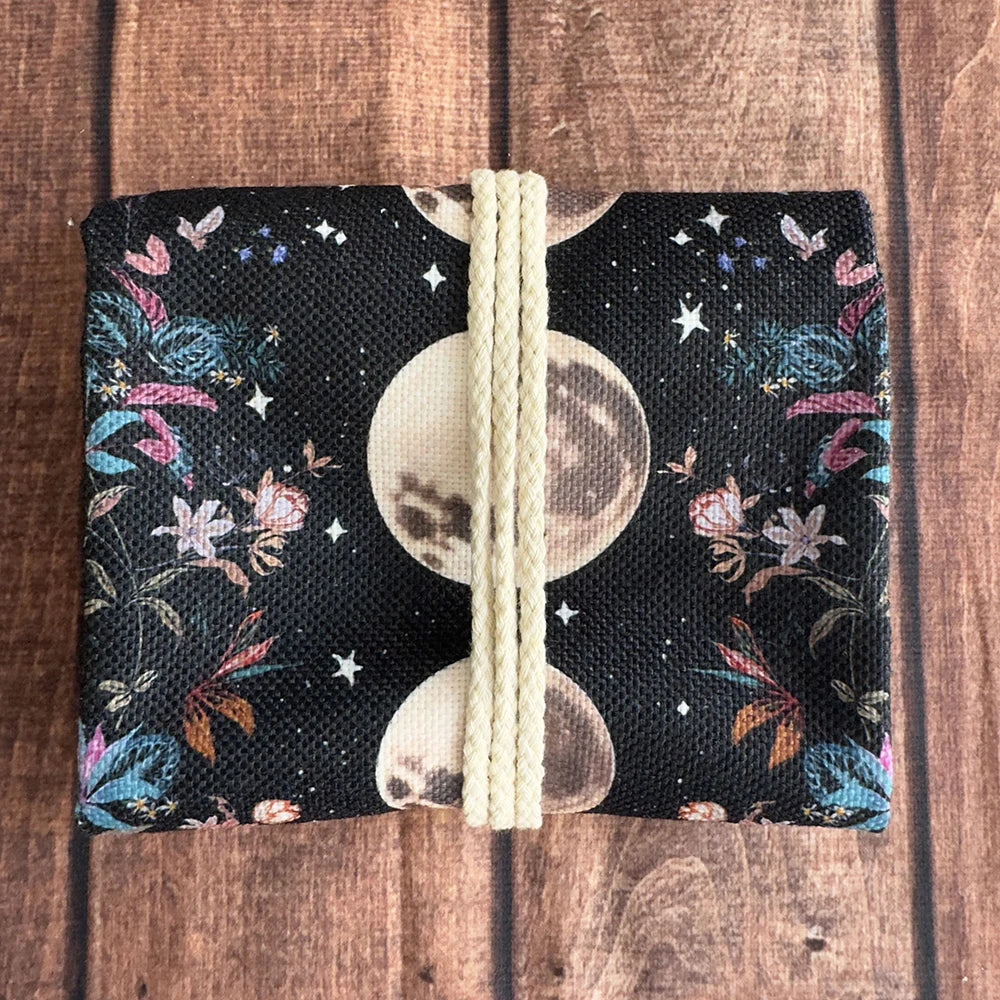 Lunar Phase Tarot Card Storage Pouch Enchanted Shadows