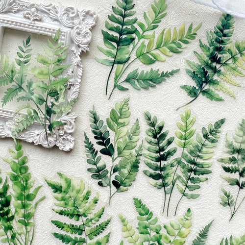 20 Pcs Plant Leaves Stickers for Notebooks and Journals Decorative Scrapbook Stickers