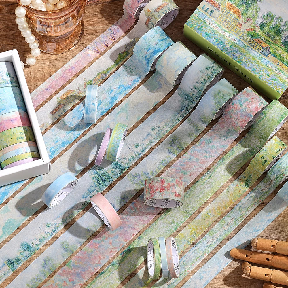 20 rolls Vintage Garden Painting Washi Tape Set 2M(2.2yards) Long