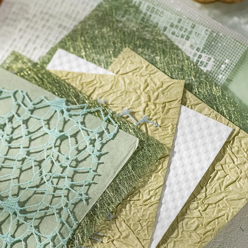 16 Sheets/Bag Laser Cut Special Paper for Scrapbooking DIY, Junk