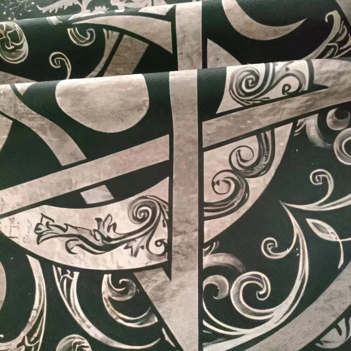 Tarot Table Cloth Gothic Mystic Altar Cover Starry Twelve Constellations Love Career For Tarot Readers