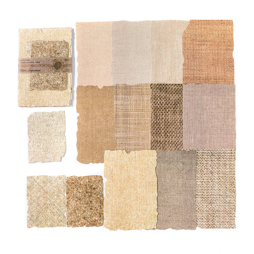28pcs/pack Vintage Reliefs Texture Paper DIY Scrapbooking Collage