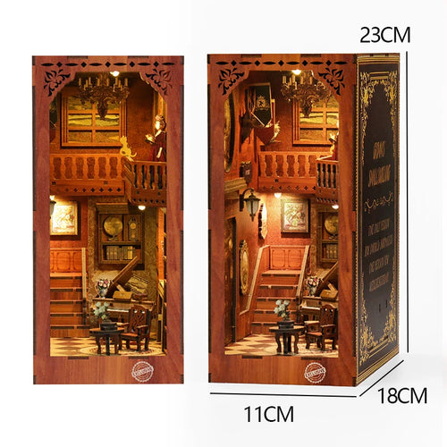 DIY Book Nook Kit 3D Miniature Wooden Doll House Photo Frame Ornament