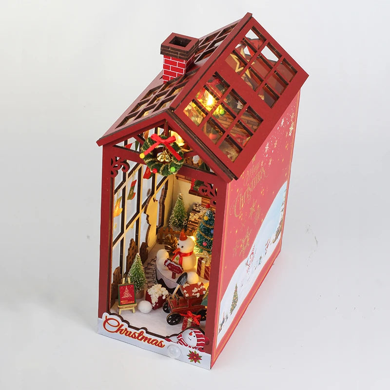 DIY Book Nook Kit Miniature Dollhouse Kit For Adult and Teens