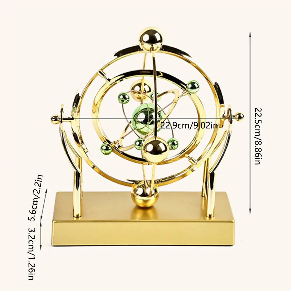 Celestial Orbit Pendulum - Mesmerizing Perpetual Motion Kinetic Desk Sculpture