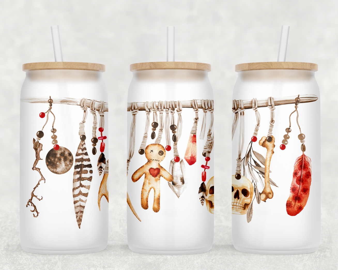 Bad Witch Glass Can Tumbler