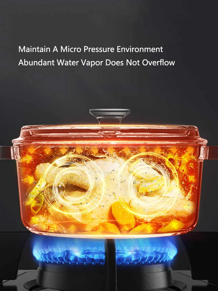 Cooker King Cast Iron Enamel Nonstick Pot For Stew And Soup Eco Friendly Induction And Gas Compatible Mystic Home Cooks