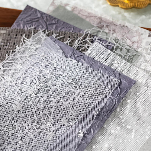 16 Sheets/Bag Laser Cut Special Paper for Scrapbooking DIY, Junk