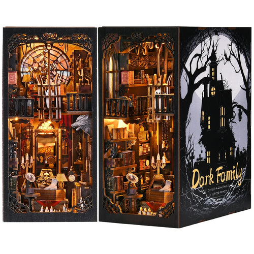 Book Nook Kit The Addams Family DIY Wooden Puzzle Wednesday Halloween
