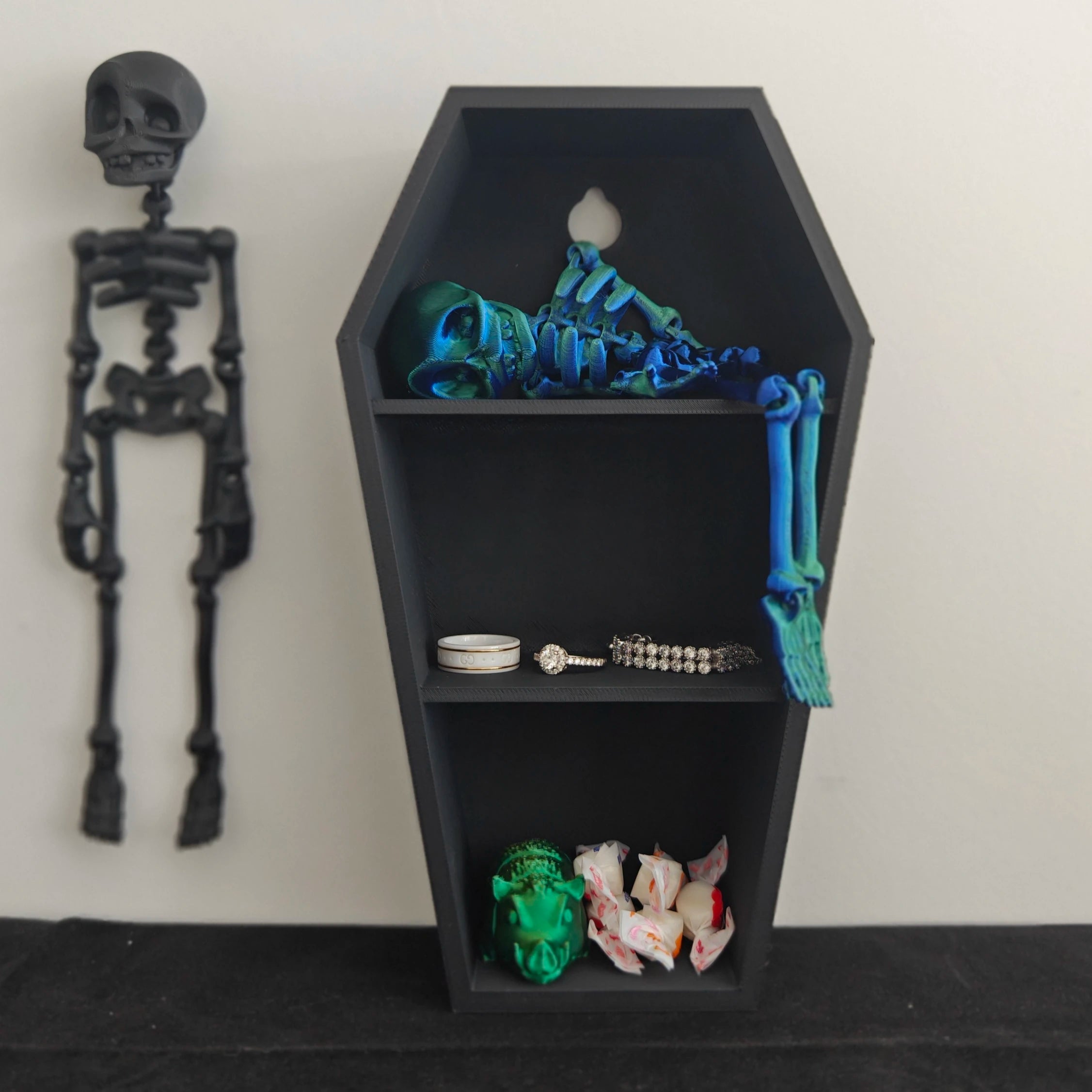 Coffin Storage Box 3D Printed Gothic Halloween Decor For Gothic Home Decor Enthusiasts Hauntingly Unique