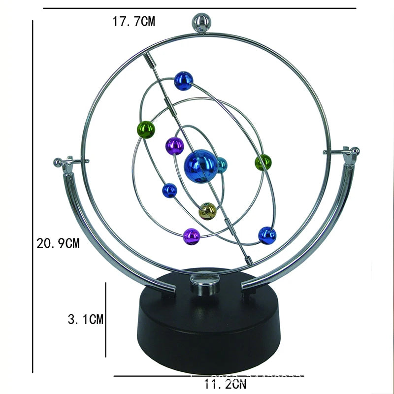 Rotation Perpetual Motion Swing Celestial Globe Pendulum Model Kinetic