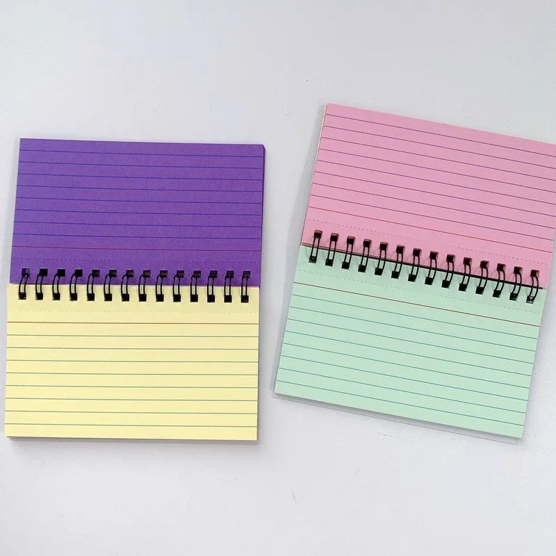 Tearable Spiral Notebook – 1PC Horizontal Line Journal, Office Diary,