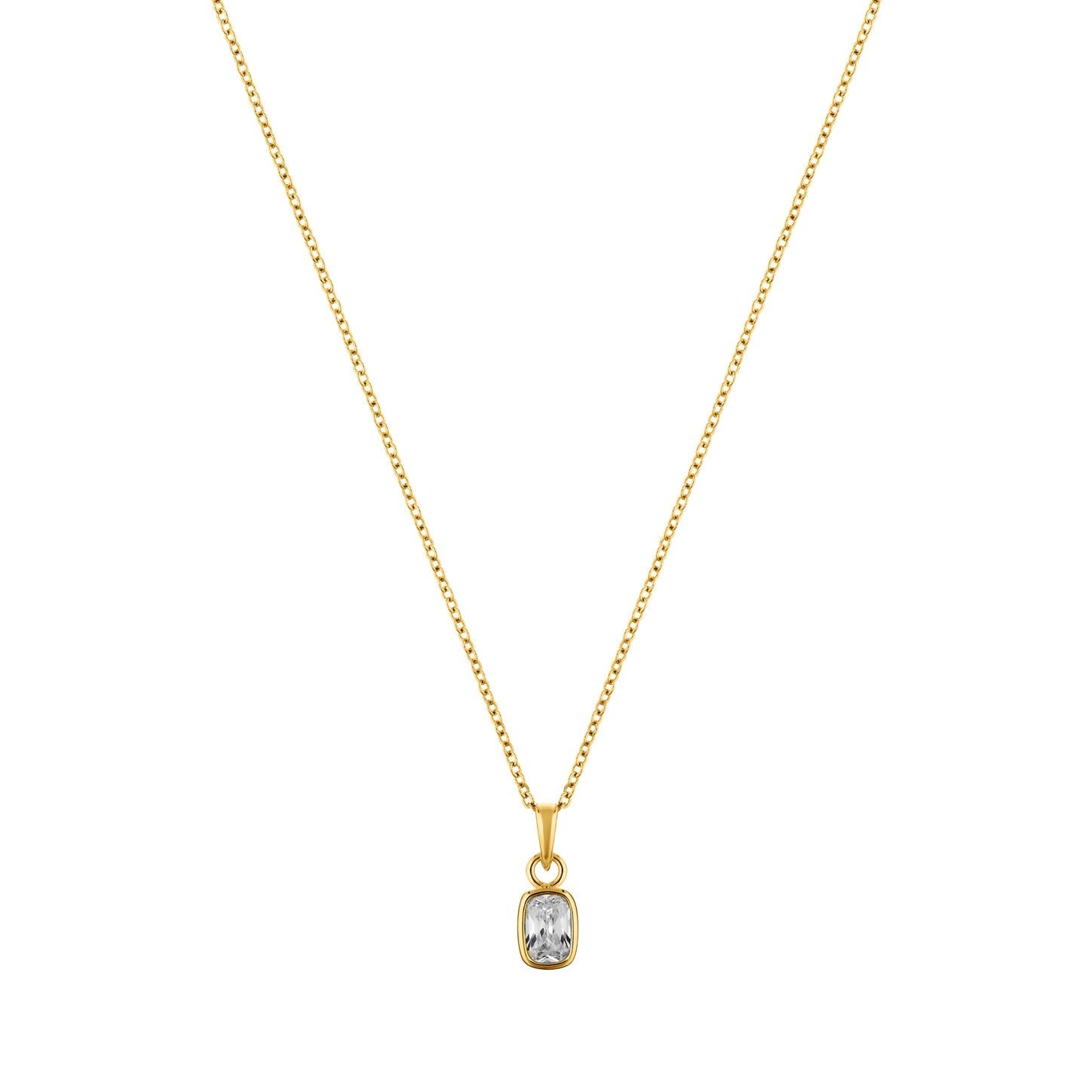 Enigma Gold plated sterling silver Necklace