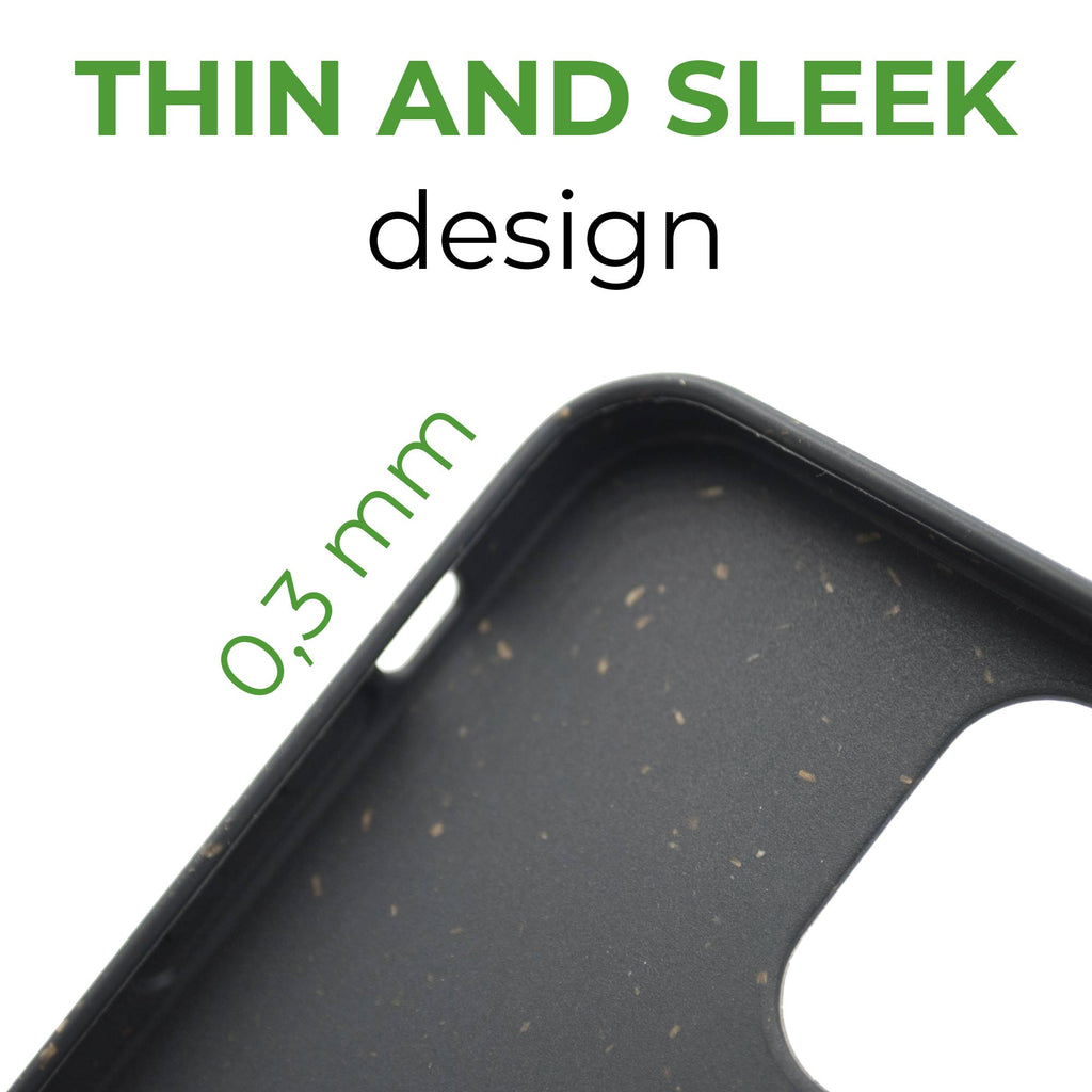 Biodegradable Black Phone Case Gothic Eco Friendly Durable Compostable Protection For Your Smartphone For Eco Conscious