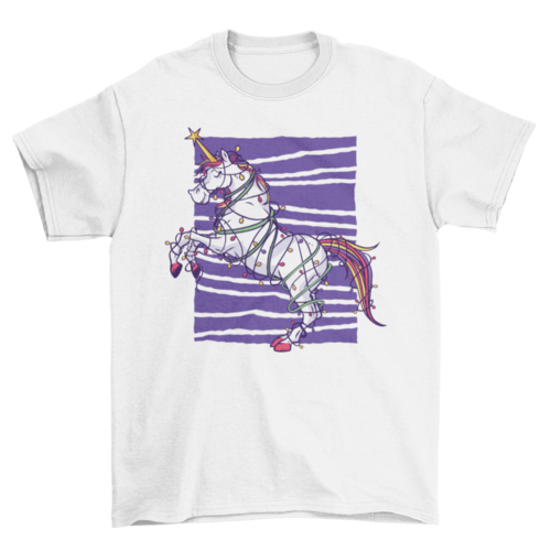 Unicorn Christmas T-shirt