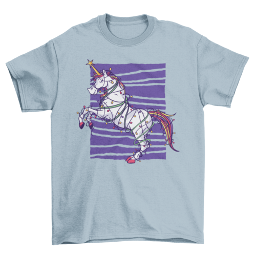 Unicorn Christmas T-shirt