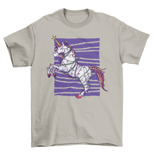Unicorn Christmas T-shirt