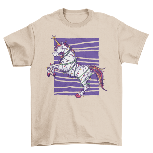 Unicorn Christmas T-shirt