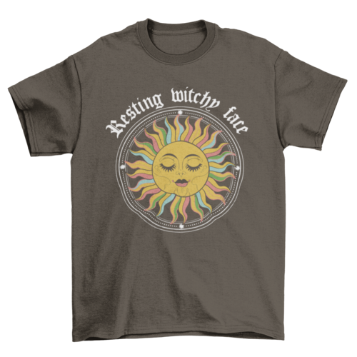Resting witchy face t-shirt