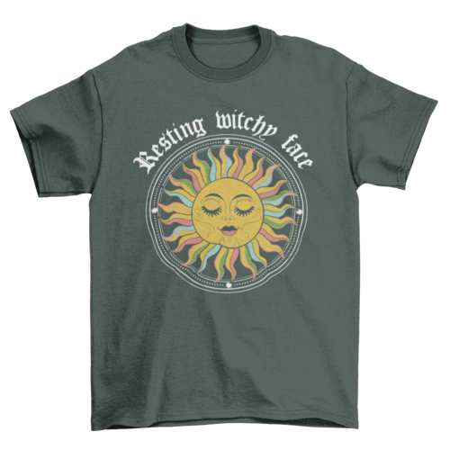 Resting witchy face t-shirt