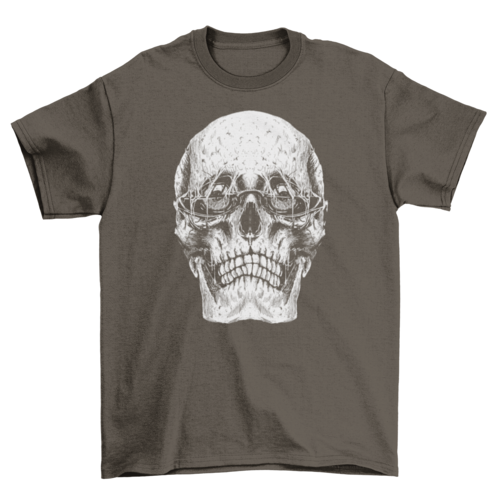 Grunge sunglasses skull t-shirt
