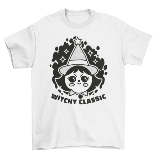 Witchy classic retro cartoon t-shirt