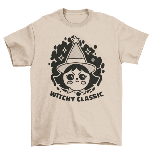 Witchy classic retro cartoon t-shirt