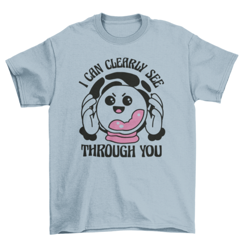 Crystal ball modern witch t-shirt