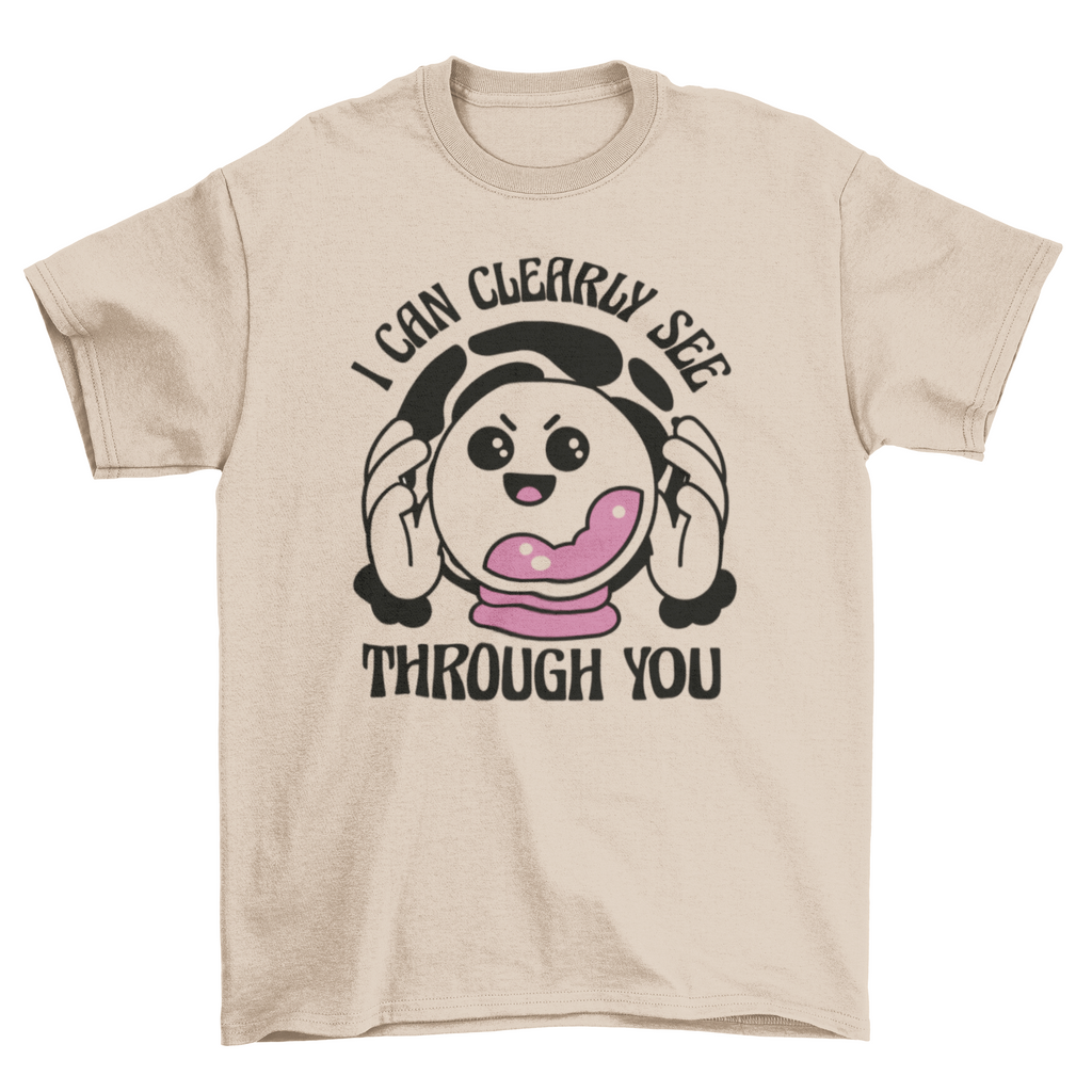 Crystal ball modern witch t-shirt