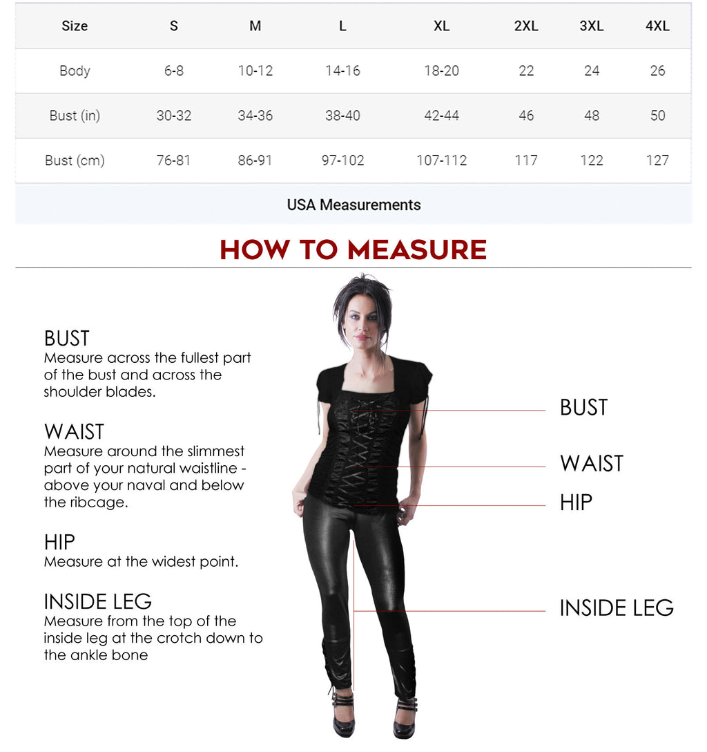 DOVES HEART - Cold Shoulder Goth Bottom Top