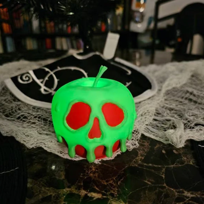 Poison Apple Light | Evil Queen Wicked Witch Decor | Costume Prop