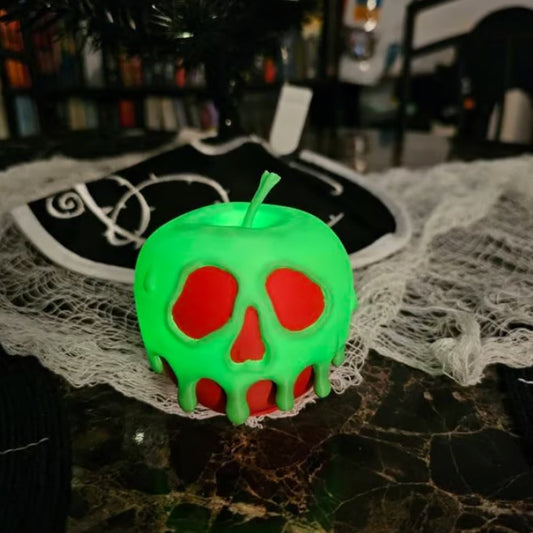 Poison Apple Light | Evil Queen Wicked Witch Decor | Costume Prop