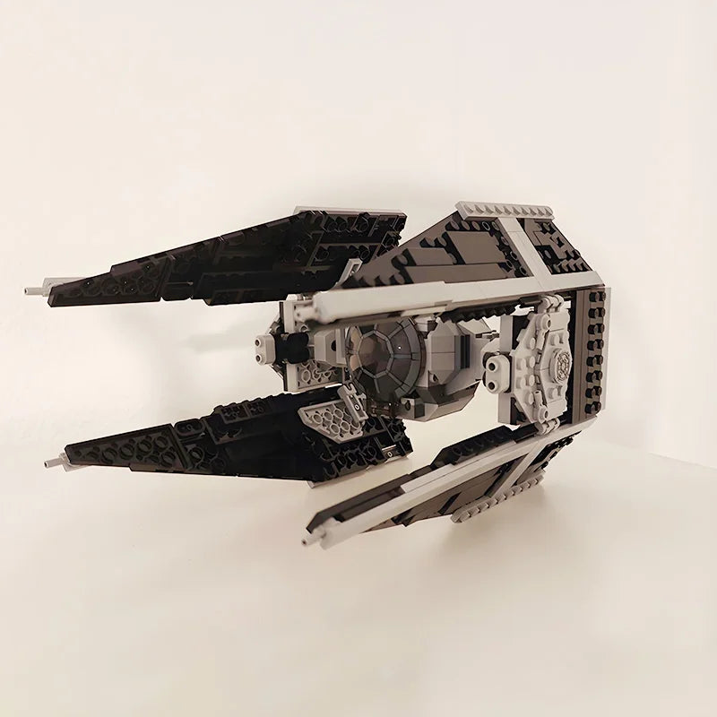 NEW MOC Space Tie Interceptor Fighter Stable Version Building Blocks Model Imperial Starfighters DIY Bricks Set Toys Gifts