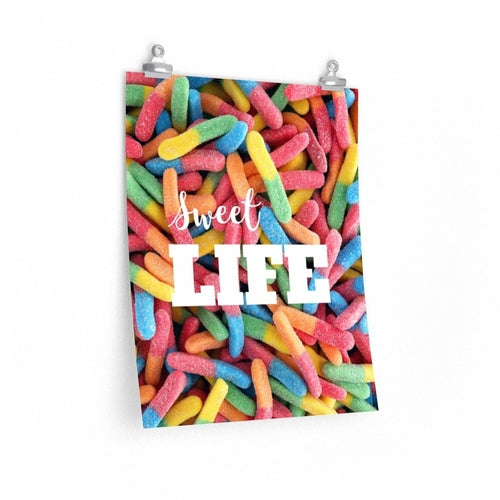 Sweet Life Gummy Candy Poster - Premium Matte Art Print