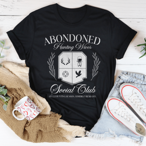 Abandoned Hunting Wife Social Club Tee