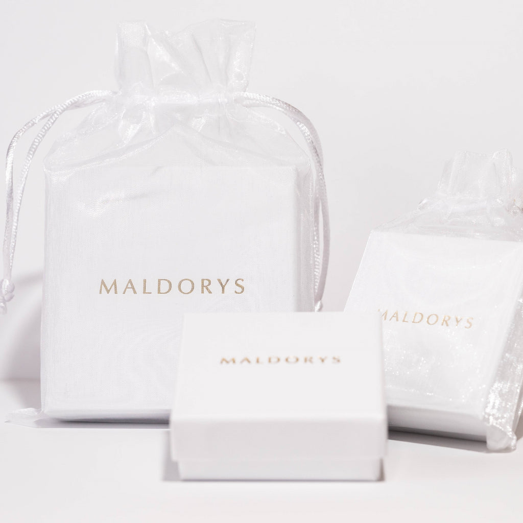 Emily Black Onyx Round Drop Earrings