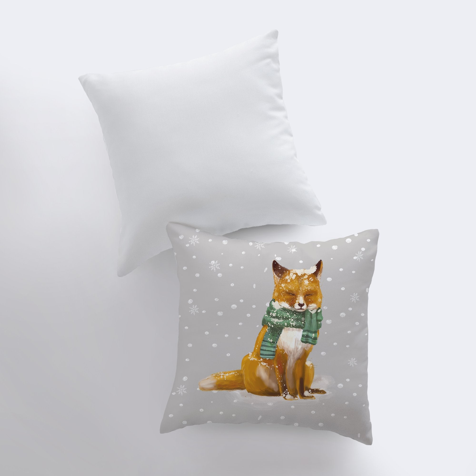 Christmas Fox Pillow