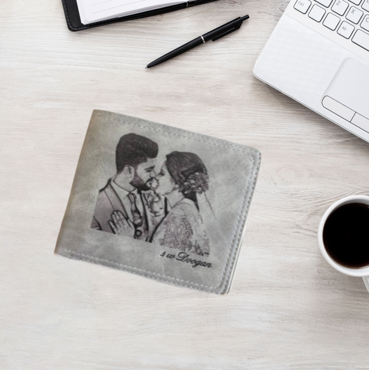 Personalized PU Leather Wallet with Photo Print – Everyday Keepsake