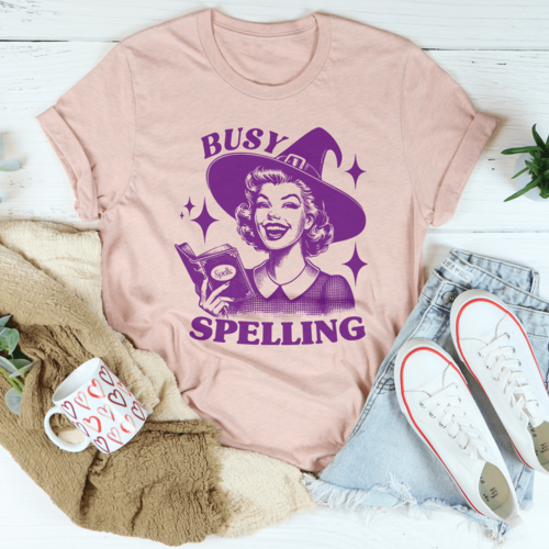 Busy Spelling Tee