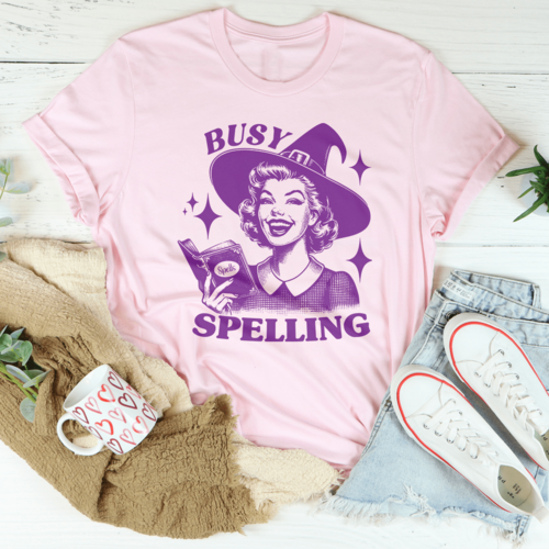 Busy Spelling Tee