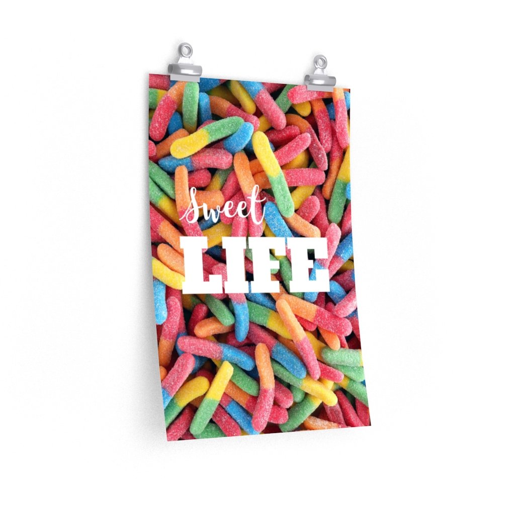 Sweet Life Gummy Candy Poster - Premium Matte Art Print