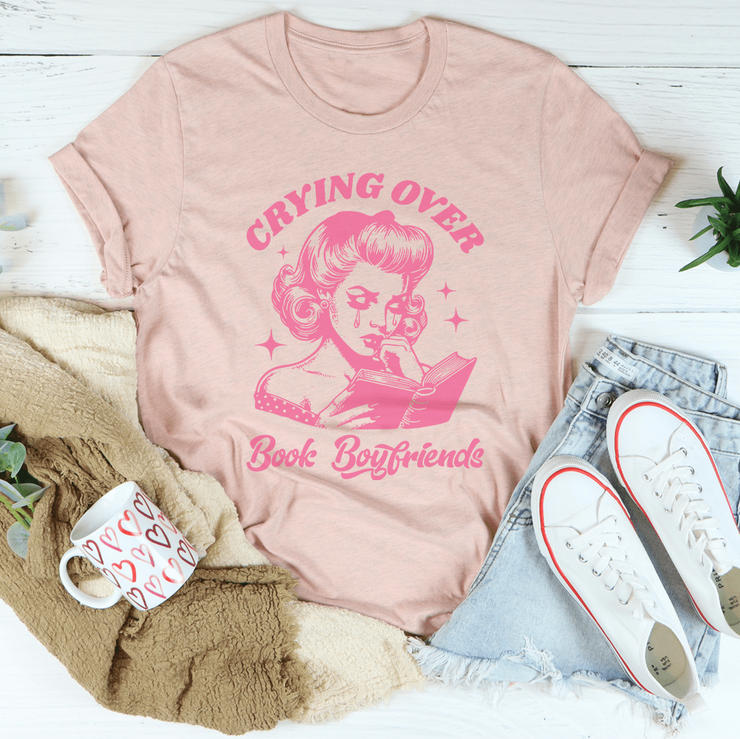 Crying Over Book Boyfriends Tee