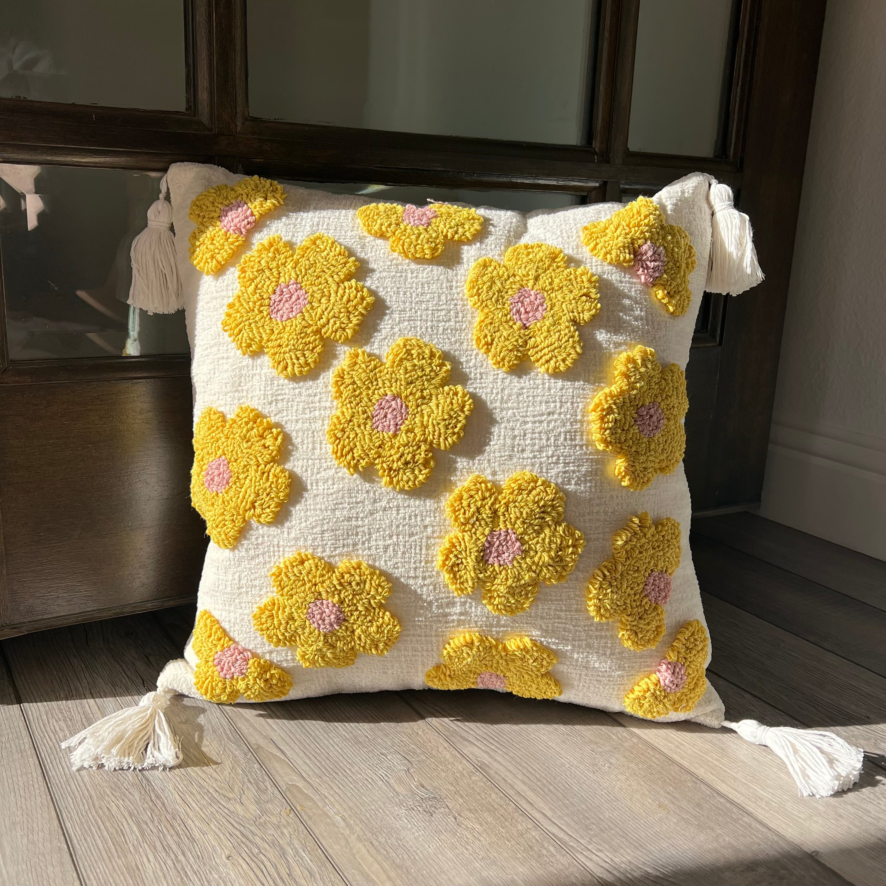 Emotional Support Pillow – Spring Throw Cover by Magenta Charlie