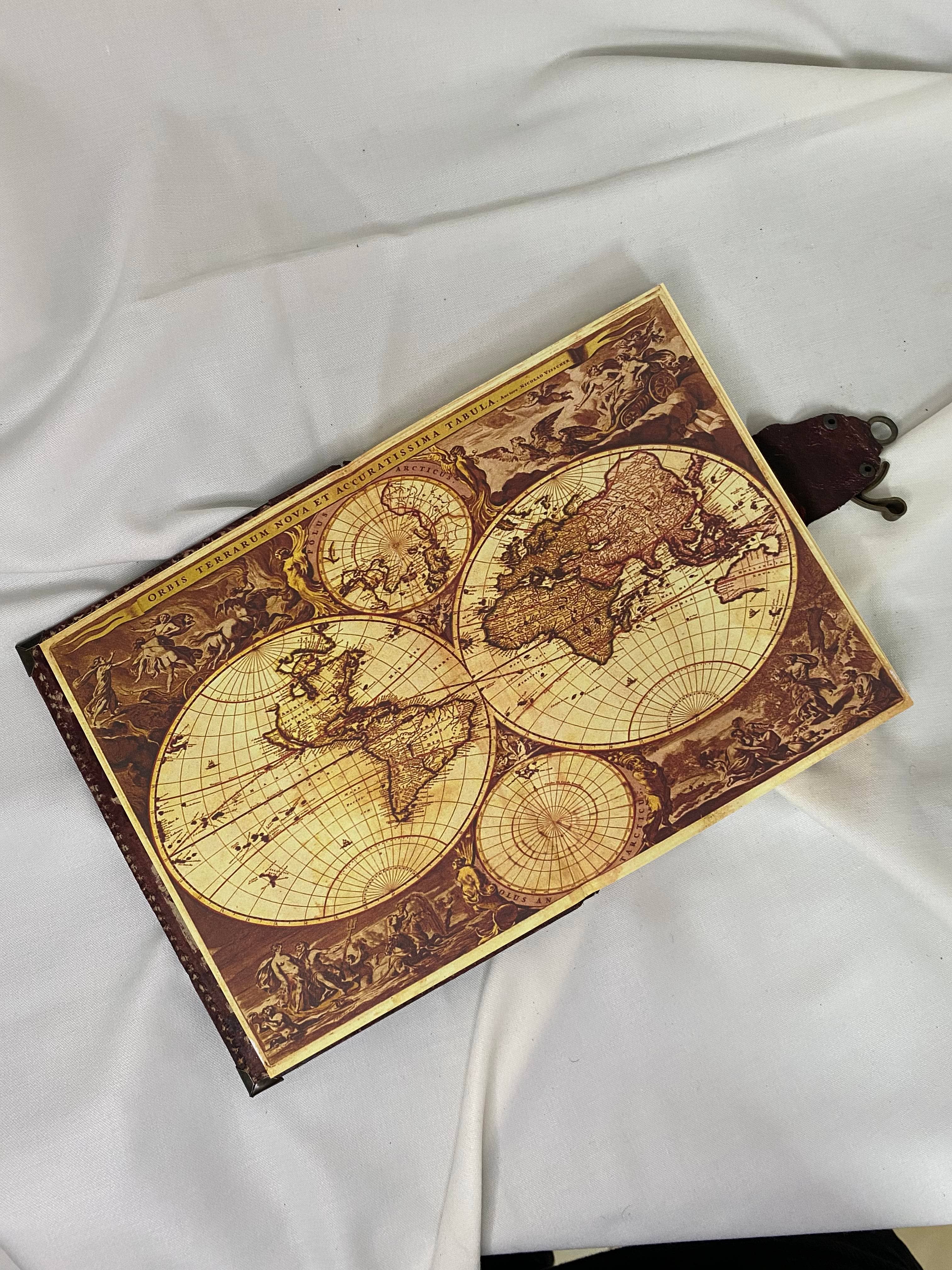 Key Design Brick Color Craft Leather Journal Diary Notebook