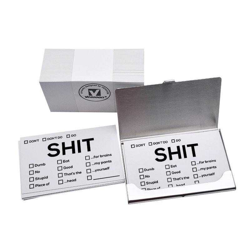 Shit calling cards