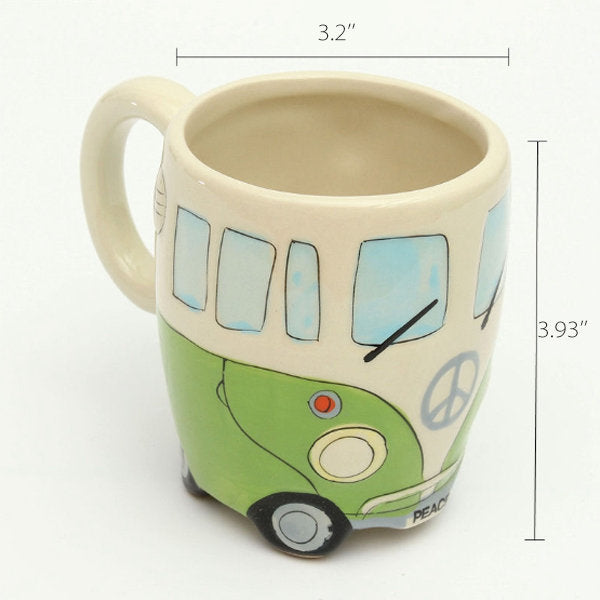 Gothic Enchanting School Bus Shaped Mug Ceramic Gift for Students and Teachers Microwave Safe Dishwasher Safe Colorful