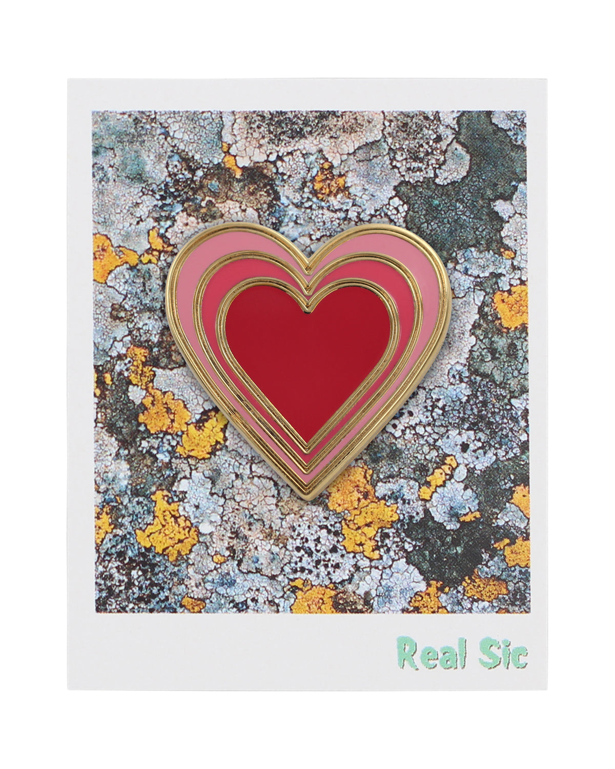 Radiant Heart Goth Enamel Pin For Dark Lovers, 1.5 Inch Gold And Black Art Deco Limited First Edition 001 Of 100