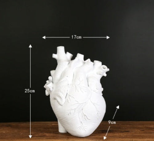 Shape Flower Vase Nordic Style Flower Pot Art Vases Sculpture Desktop