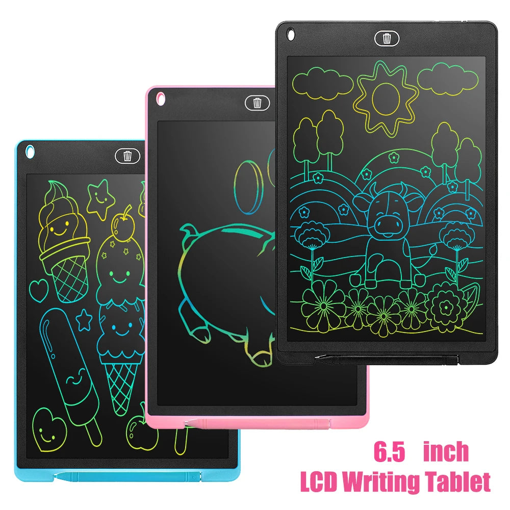 6.5 Inch LCD Writing Tablet Arcane Moonlit Montessori Drawing Board For Kids And Students Portable Reusable Sketch Pad